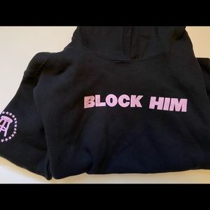 Block him sweatshirt